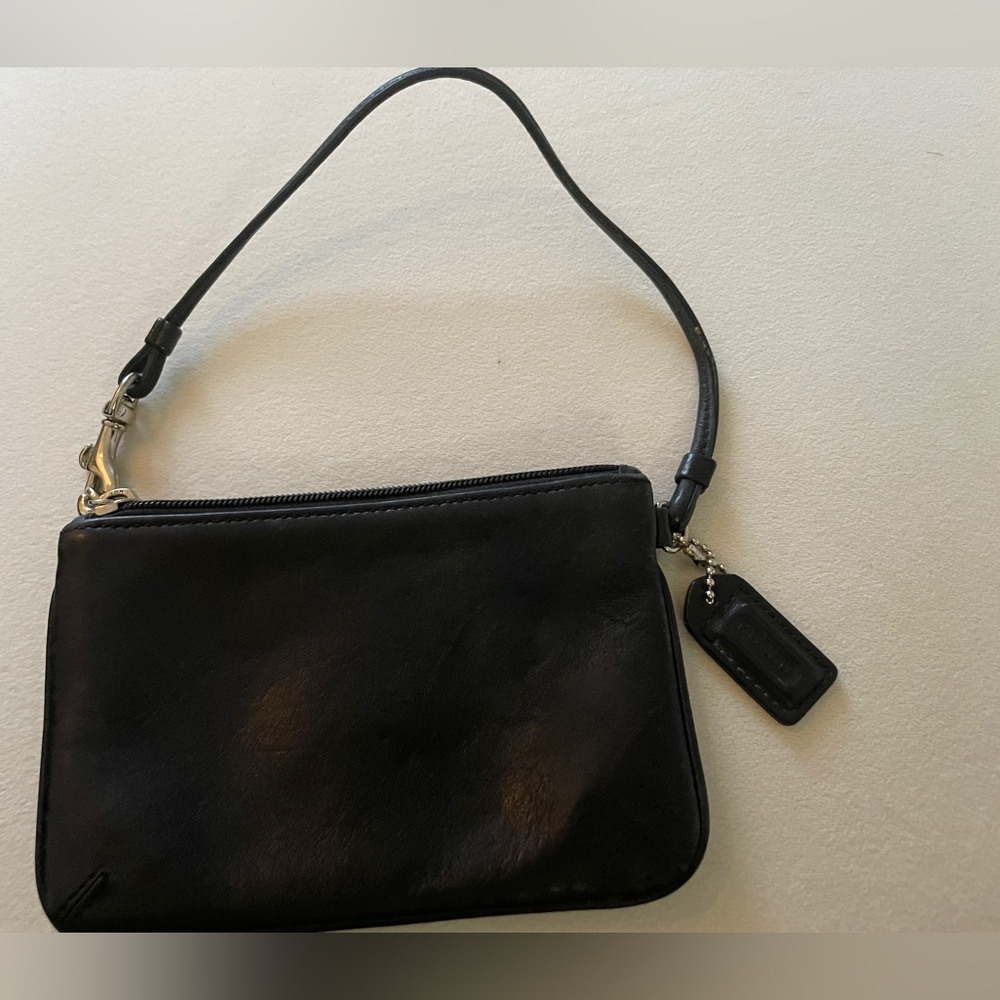 Vintage Leather Coach Wristlet